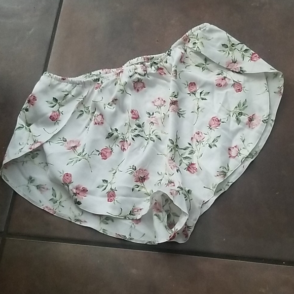 Sleep Club Tank & Shorts Set VTG Floral M EUC - Picture 7 of 11